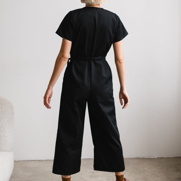 HOST PICK ⭐️ Stella Culotte jumpsuit in black tencel, size 1 - Picture 2 of 9